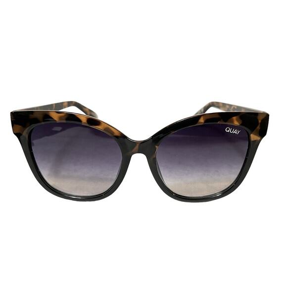 Quay Australia It\'s My Way Oversized Cat Eye Sunglasses Tortoise Black Fade main image 12